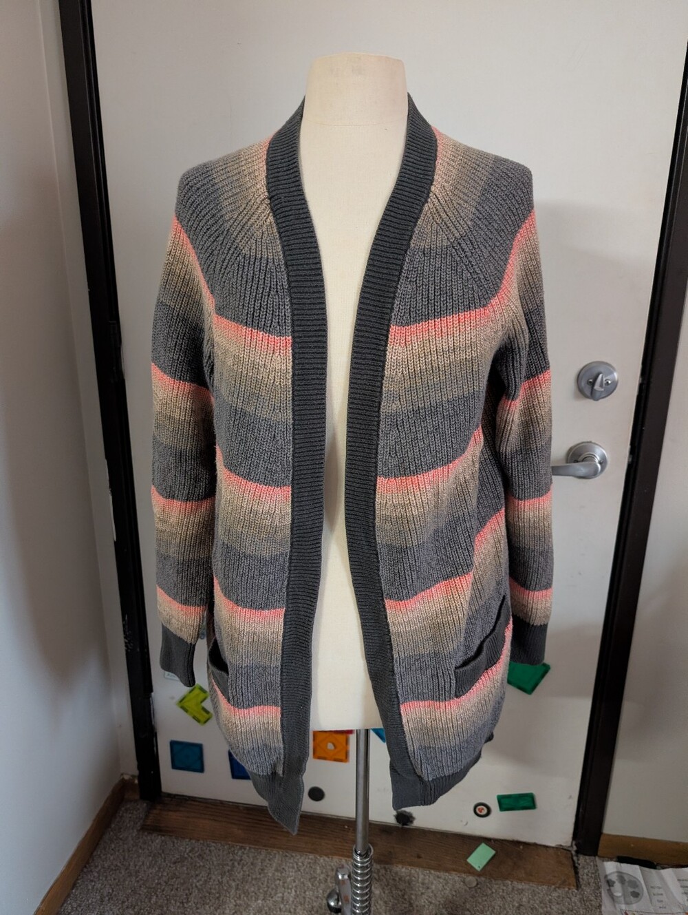 GAP 100% Cotton Open-Front Cardigan